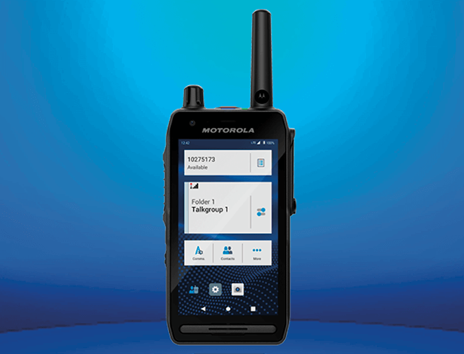 MXP7000 TETRA and LTE portable device